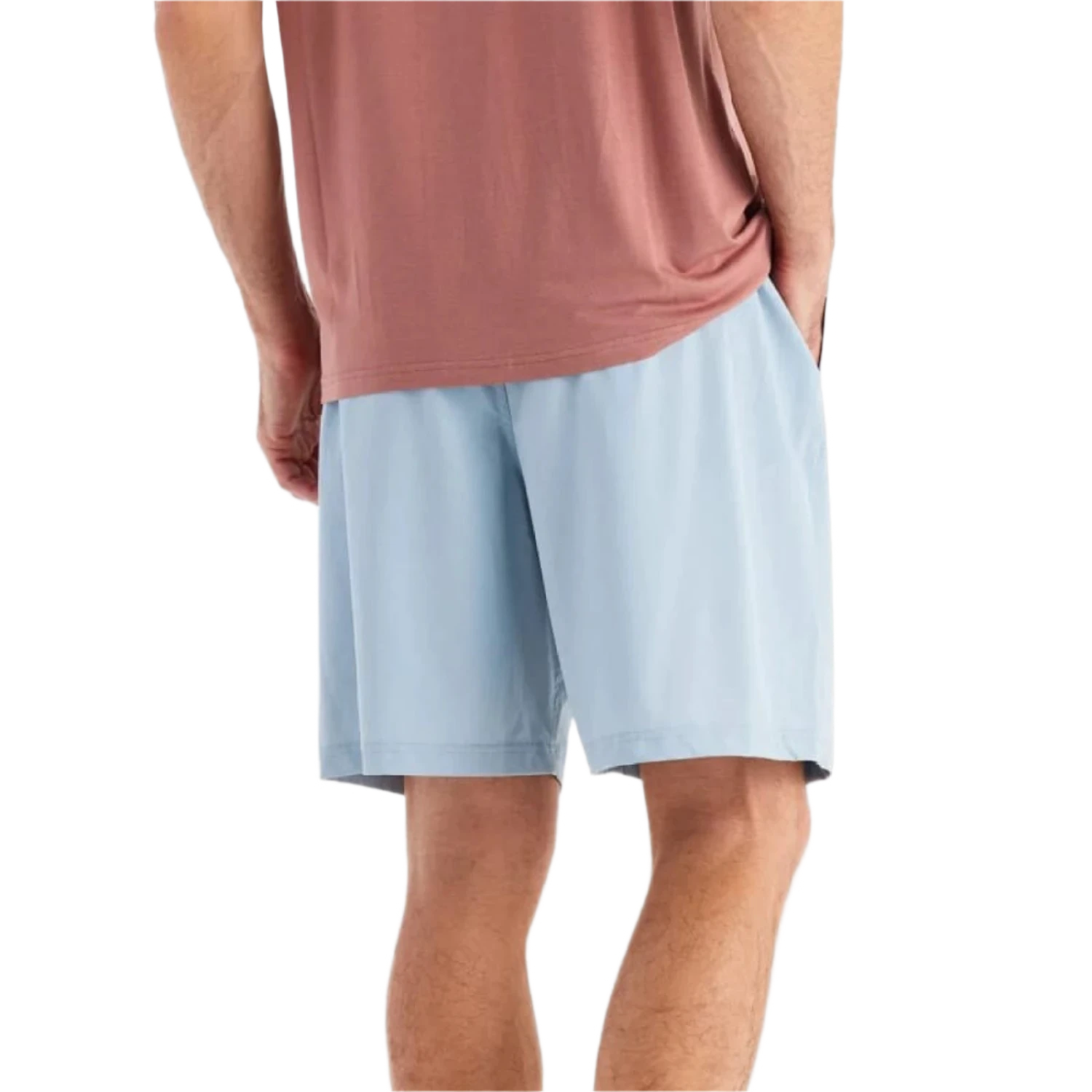 Free Fly Apparel 01. MENS APPAREL - MENS SHORTS - MENS SHORTS ACTIVE Men's Breeze Short - 8 in BAY BLUE