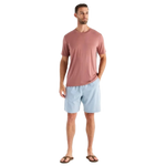 Free Fly Apparel 01. MENS APPAREL - MENS SHORTS - MENS SHORTS ACTIVE Men's Breeze Short - 8 in BAY BLUE