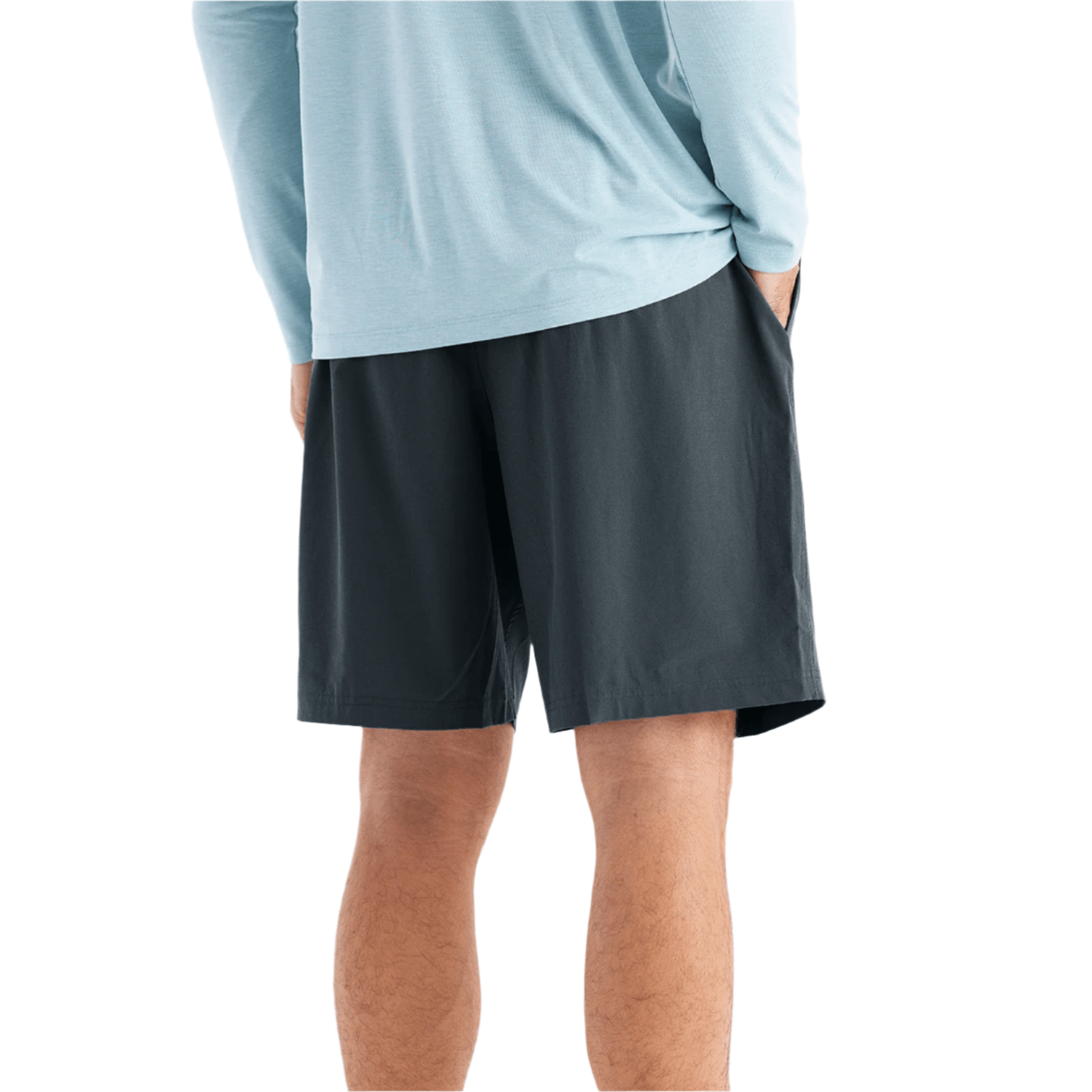 Free Fly Apparel 01. MENS APPAREL - MENS SHORTS - MENS SHORTS ACTIVE Men's Breeze Short - 8 in SLATE