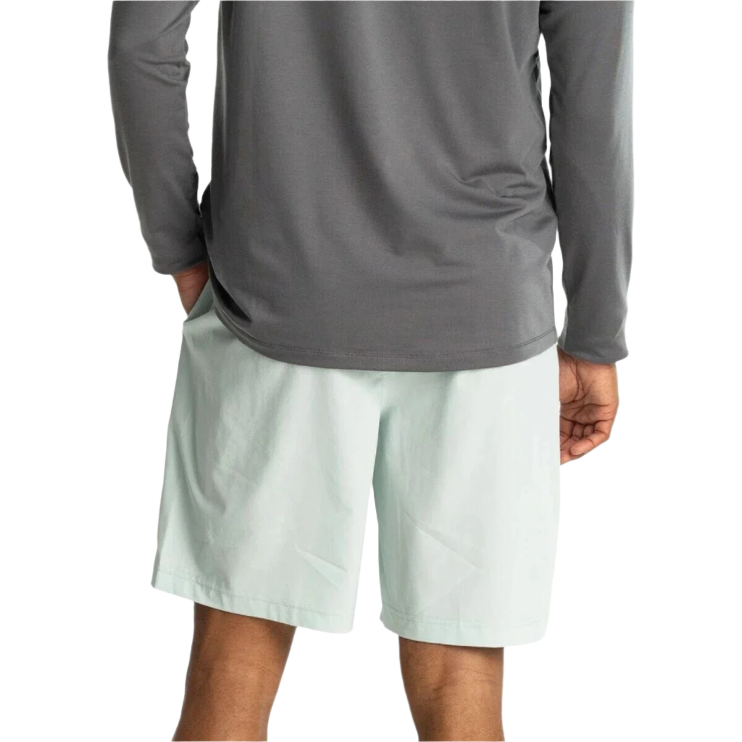 Free Fly Apparel 01. MENS APPAREL - MENS SHORTS - MENS SHORTS ACTIVE Men's Breeze Short - 8 in SURF SPRAY