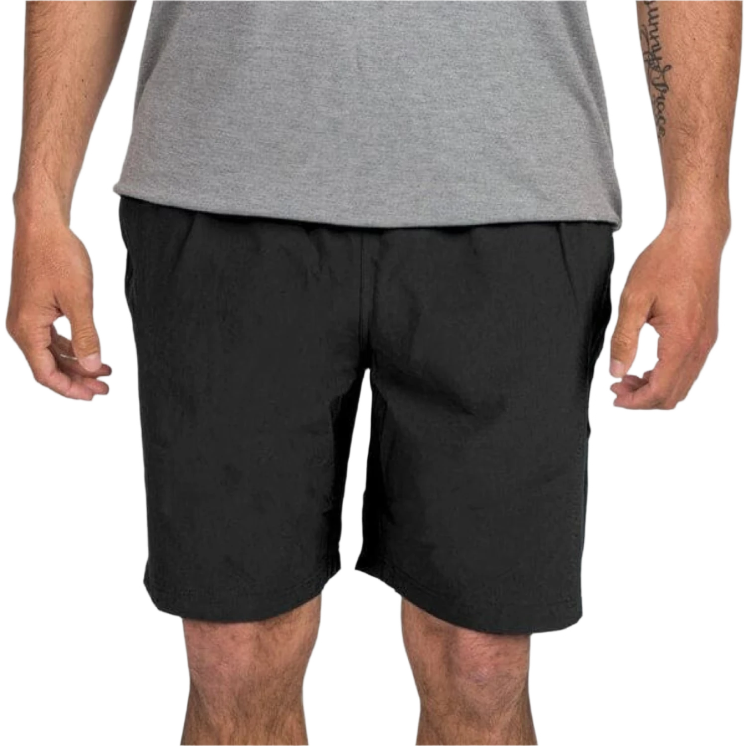 Free Fly Apparel 01. MENS APPAREL - MENS SHORTS - MENS SHORTS ACTIVE Men's Breeze Short - 8 in BLACK