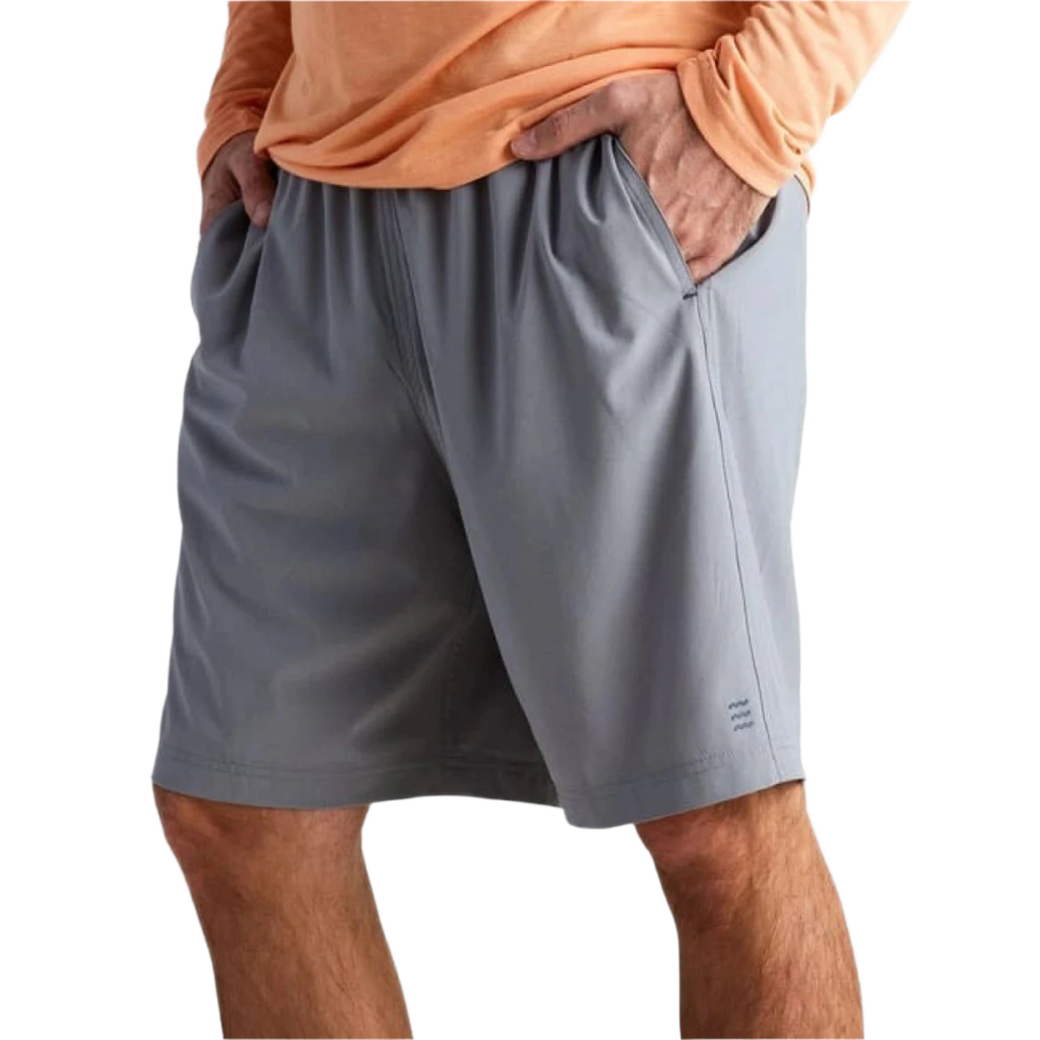 Free Fly Apparel 01. MENS APPAREL - MENS SHORTS - MENS SHORTS ACTIVE Men's Breeze Short - 8 in SLATE