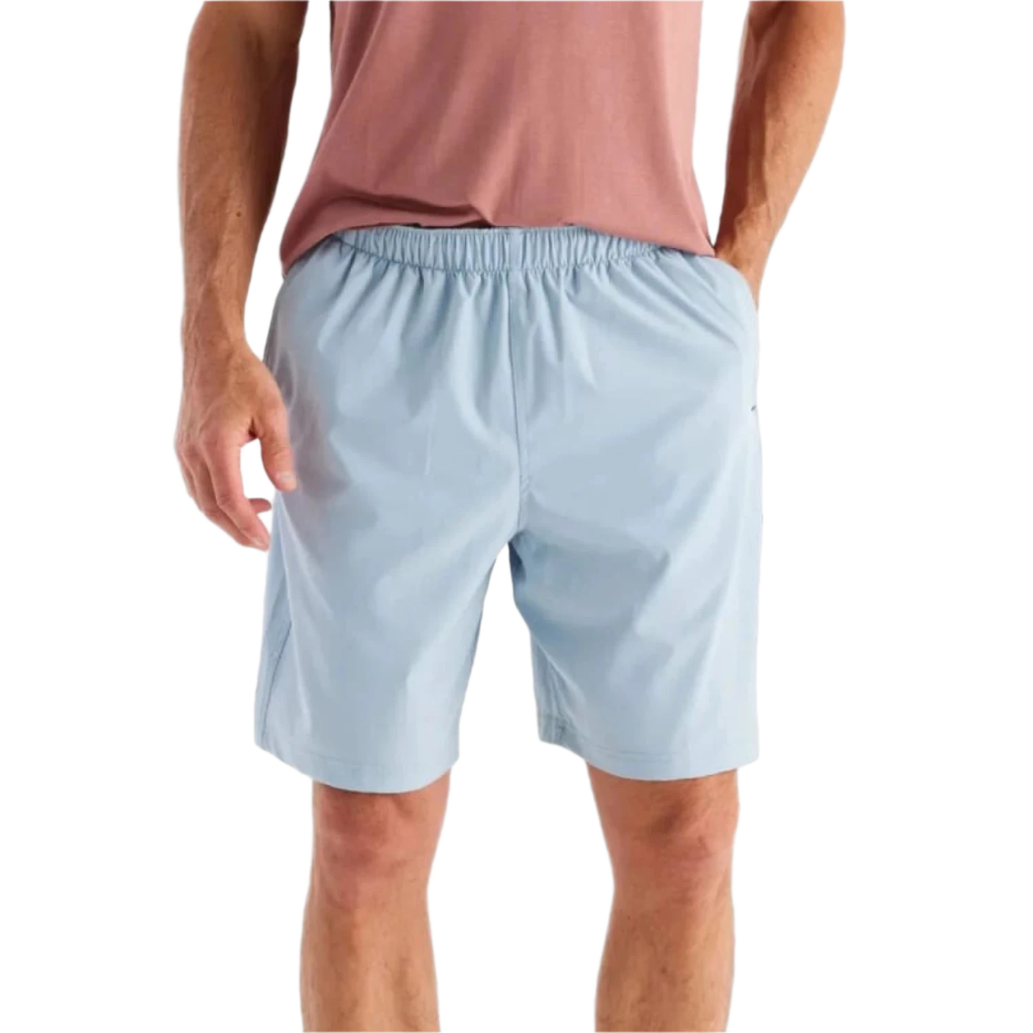 Free Fly Apparel 01. MENS APPAREL - MENS SHORTS - MENS SHORTS ACTIVE Men's Breeze Short - 8 in BAY BLUE