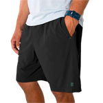 Free Fly Apparel 01. MENS APPAREL - MENS SHORTS - MENS SHORTS ACTIVE Men's Breeze Short - 8 in BLACK