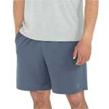 Free Fly Apparel 01. MENS APPAREL - MENS SHORTS - MENS SHORTS ACTIVE Men's Breeze Short - 8 in BLUE DUSK II