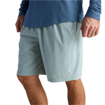 Free Fly Apparel 01. MENS APPAREL - MENS SHORTS - MENS SHORTS ACTIVE Men's Breeze Short - 8 in GREEN HAZE