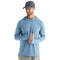 Free Fly Apparel 01. MENS APPAREL - MENS LS SHIRTS - MENS LS HOODY Men's Elevate Hoodie BLUE FOG