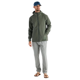 Free Fly Apparel 01. MENS APPAREL - MENS JACKETS - MENS JACKETS RAIN Men's Cloudshield Rain Jacket DARK OLIVE