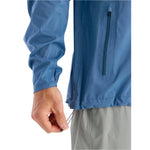 Free Fly Apparel 01. MENS APPAREL - MENS JACKETS - MENS JACKETS RAIN Men's Cloudshield Rain Jacket HERON BLUE