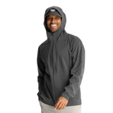 Free Fly Apparel 01. MENS APPAREL - MENS JACKETS - MENS JACKETS RAIN Men's Cloudshield Rain Jacket BLACK SAND