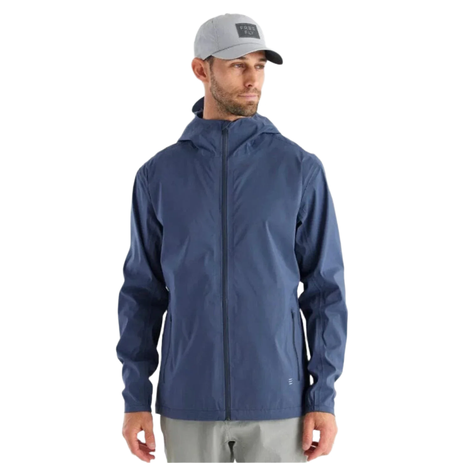 Free Fly Apparel 01. MENS APPAREL - MENS JACKETS - MENS JACKETS RAIN Men's Cloudshield Rain Jacket STORM CLOUD