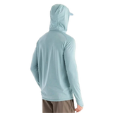 Free Fly Apparel 01. MENS APPAREL - MENS LS SHIRTS - MENS LS HOODY Men's Elevate Hoodie SHALE GREEN