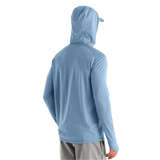 Free Fly Apparel 01. MENS APPAREL - MENS LS SHIRTS - MENS LS HOODY Men's Elevate Hoodie BLUE FOG