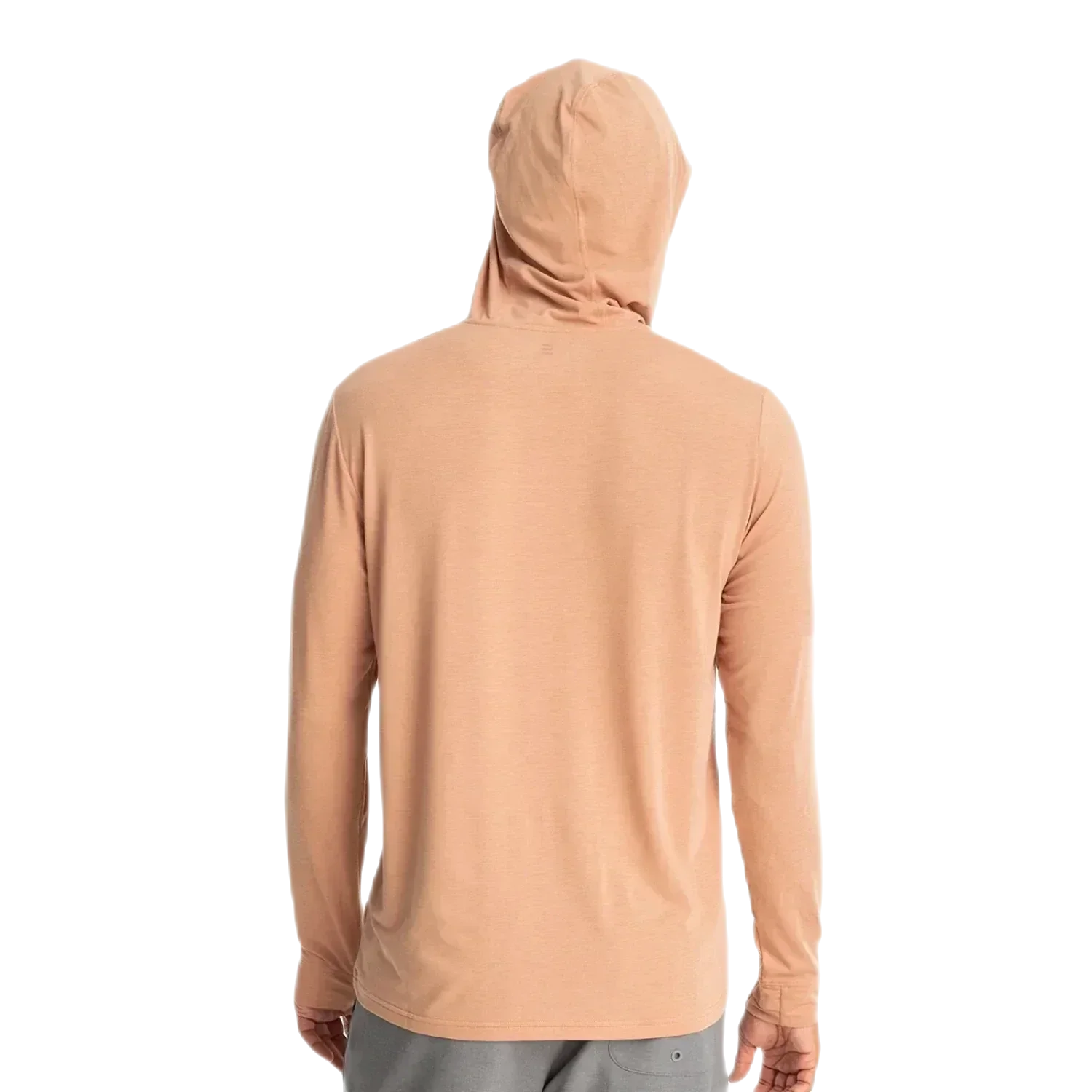 Free Fly Apparel 01. MENS APPAREL - MENS LS SHIRTS - MENS LS HOODY Men's Elevate Lightweight Hoodie CANYON CLAY