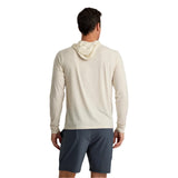 Free Fly Apparel 01. MENS APPAREL - MENS LS SHIRTS - MENS LS HOODY Men's Elevate Lightweight Hoodie HEATHER BIRCH