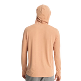 Free Fly Apparel 01. MENS APPAREL - MENS LS SHIRTS - MENS LS HOODY Men's Elevate Lightweight Hoodie CANYON CLAY