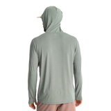 Free Fly Apparel 01. MENS APPAREL - MENS LS SHIRTS - MENS LS HOODY Men's Elevate Lightweight Hoodie AGAVE GREEN