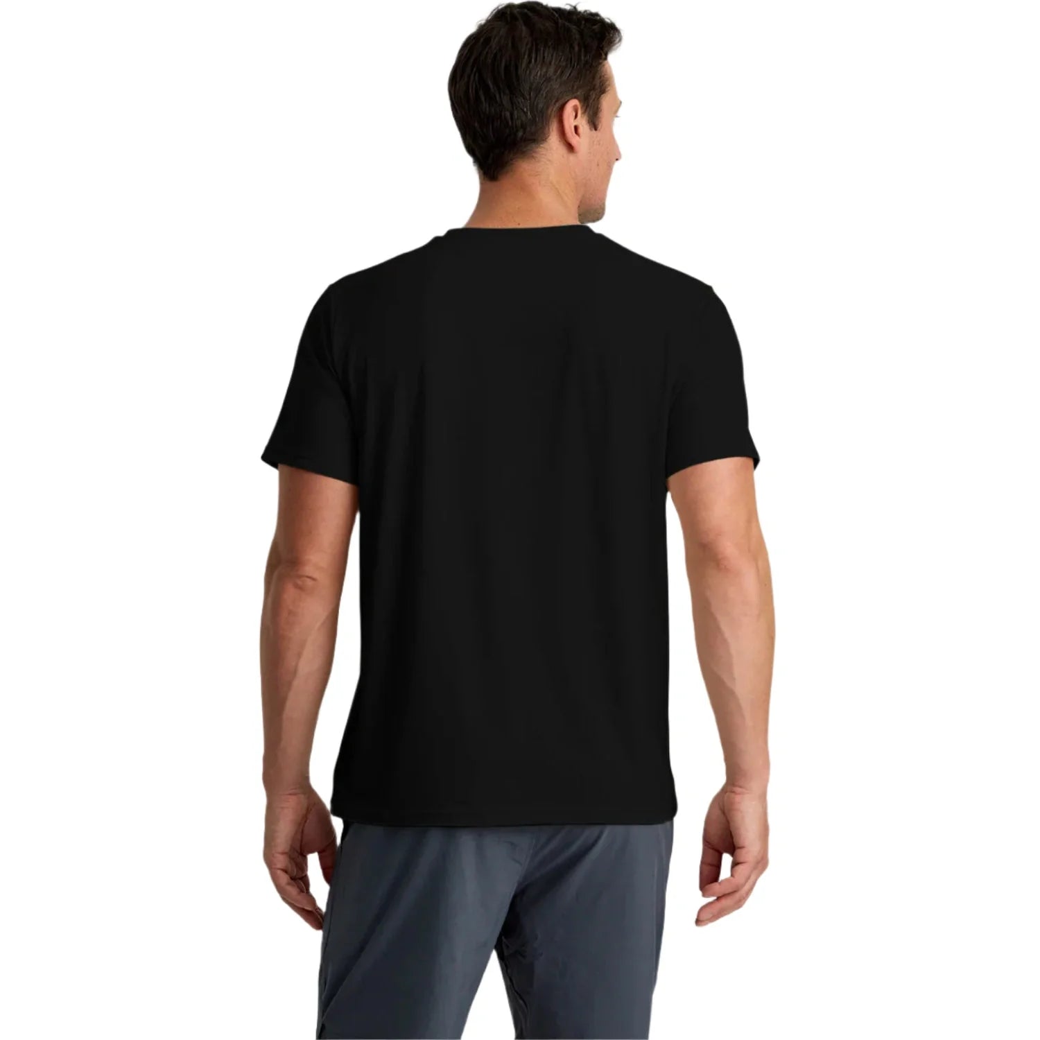 Free Fly Apparel 01. MENS APPAREL - MENS SS SHIRTS - MENS SS ACTIVE Men's Elevate Lightweight Tee BLACK