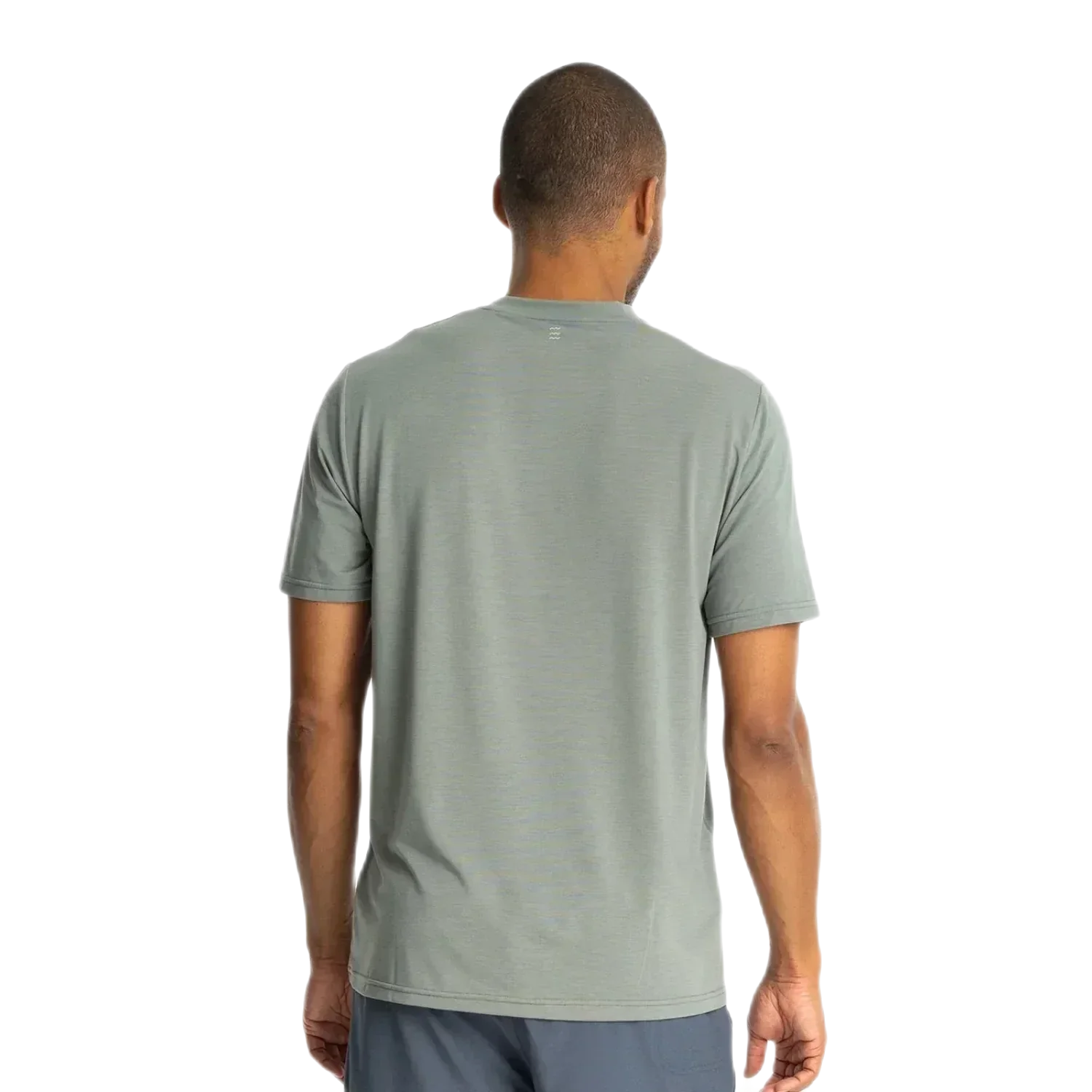 Free Fly Apparel 01. MENS APPAREL - MENS SS SHIRTS - MENS SS ACTIVE Men's Elevate Lightweight Tee AGAVE GREEN