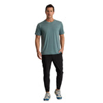 Free Fly Apparel 01. MENS APPAREL - MENS SS SHIRTS - MENS SS ACTIVE Men's Elevate Lightweight Tee STORMY SEA