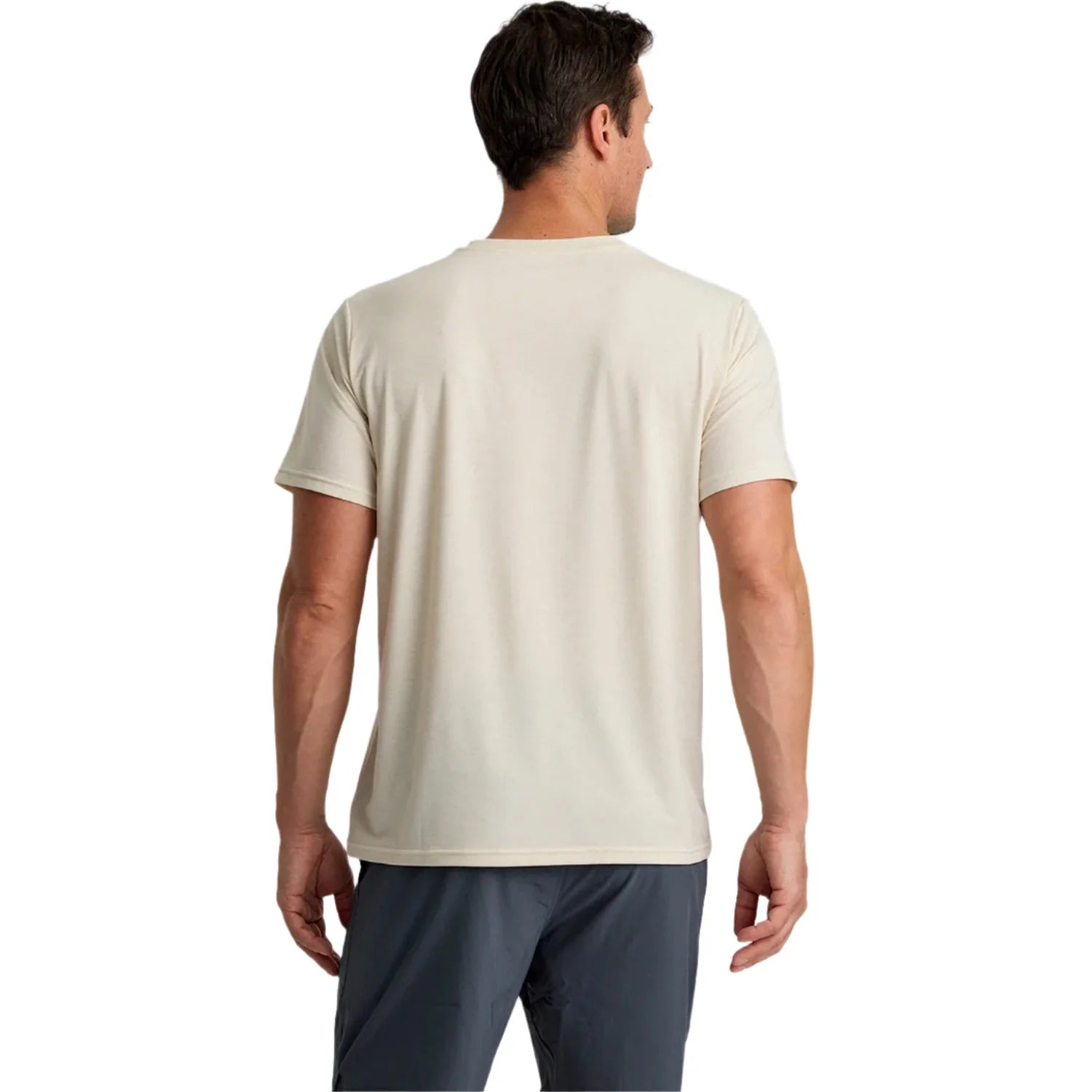 Free Fly Apparel 01. MENS APPAREL - MENS SS SHIRTS - MENS SS ACTIVE Men's Elevate Lightweight Tee HEATHER BIRCH