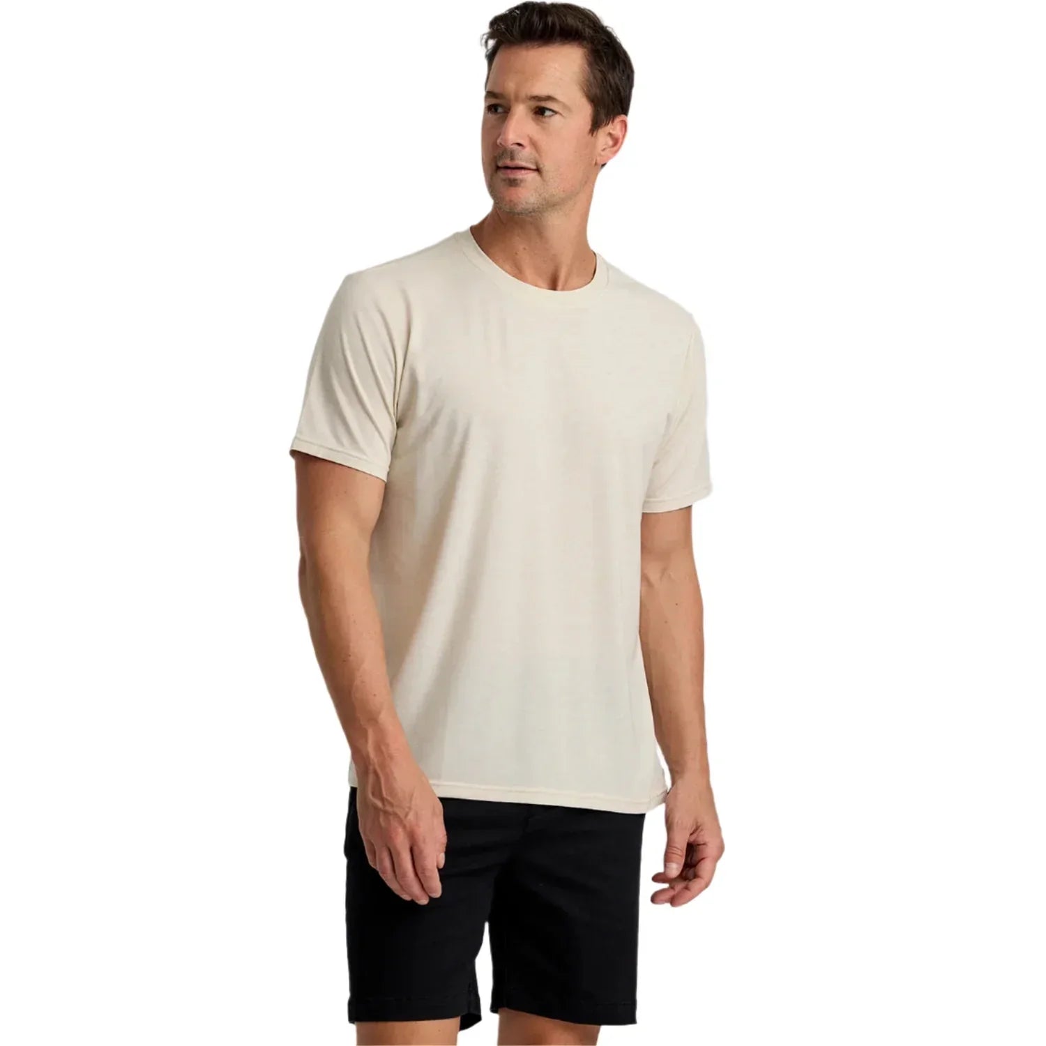 Free Fly Apparel 01. MENS APPAREL - MENS SS SHIRTS - MENS SS ACTIVE Men's Elevate Lightweight Tee HEATHER BIRCH