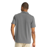 Free Fly Apparel 01. MENS APPAREL - MENS SS SHIRTS - MENS SS POLO Men's Elevate Polo SMOKE