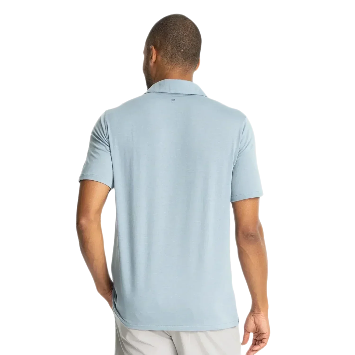 Free Fly Apparel 01. MENS APPAREL - MENS SS SHIRTS - MENS SS POLO Men's Elevate Polo BLUE FOG