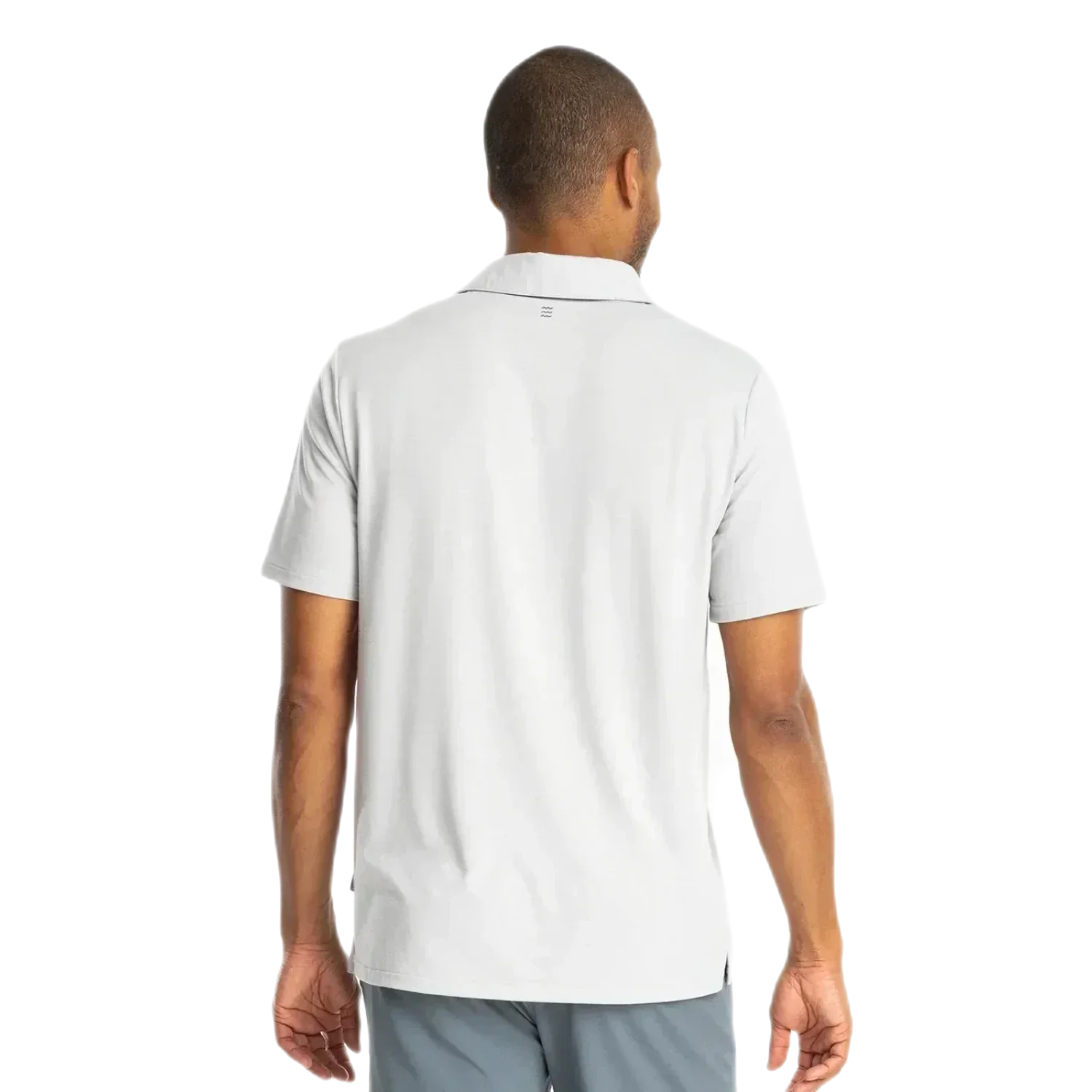 Free Fly Apparel 01. MENS APPAREL - MENS SS SHIRTS - MENS SS POLO Men's Elevate Polo ASPEN GREY