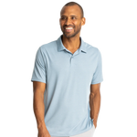 Free Fly Apparel 01. MENS APPAREL - MENS SS SHIRTS - MENS SS POLO Men's Elevate Polo BLUE FOG