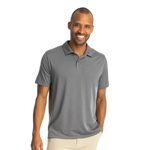 Free Fly Apparel 01. MENS APPAREL - MENS SS SHIRTS - MENS SS POLO Men's Elevate Polo SMOKE