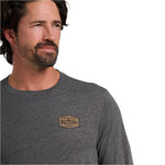 Free Fly Apparel 01. MENS APPAREL - MENS T-SHIRTS - MENS T-SHIRT LS Men's Freshwater Long Sleeve HEATHER BLACK SAND