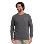 Free Fly Apparel 01. MENS APPAREL - MENS T-SHIRTS - MENS T-SHIRT LS Men's Freshwater Long Sleeve HEATHER BLACK SAND