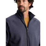 Free Fly Apparel 01. MENS APPAREL - MENS JACKETS - MENS JACKETS FLEECE Men's Gridback Fleece Jacket STORM CLOUD