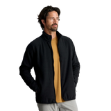 Free Fly Apparel 01. MENS APPAREL - MENS JACKETS - MENS JACKETS FLEECE Men's Gridback Fleece Jacket BLACK