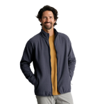 Free Fly Apparel 01. MENS APPAREL - MENS JACKETS - MENS JACKETS FLEECE Men's Gridback Fleece Jacket STORM CLOUD