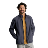 Free Fly Apparel 01. MENS APPAREL - MENS JACKETS - MENS JACKETS FLEECE Men's Gridback Fleece Jacket STORM CLOUD