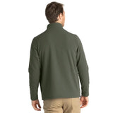 Free Fly Apparel 01. MENS APPAREL - MENS HOODIES|SWEATERS - MENS PO HOODY Men's Gridback Fleece Snap Pullover DARK OLIVE