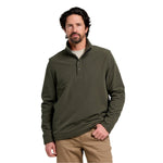 Free Fly Apparel 01. MENS APPAREL - MENS HOODIES|SWEATERS - MENS PO HOODY Men's Gridback Fleece Snap Pullover DARK FOREST