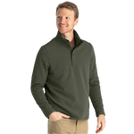 Free Fly Apparel 01. MENS APPAREL - MENS HOODIES|SWEATERS - MENS PO HOODY Men's Gridback Fleece Snap Pullover DARK OLIVE