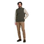 Free Fly Apparel 01. MENS APPAREL - MENS VEST - MENS VEST FLEECE Men's Gridback Fleece Vest DARK FOREST