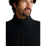 Free Fly Apparel 01. MENS APPAREL - MENS VEST - MENS VEST FLEECE Men's Gridback Fleece Vest BLACK