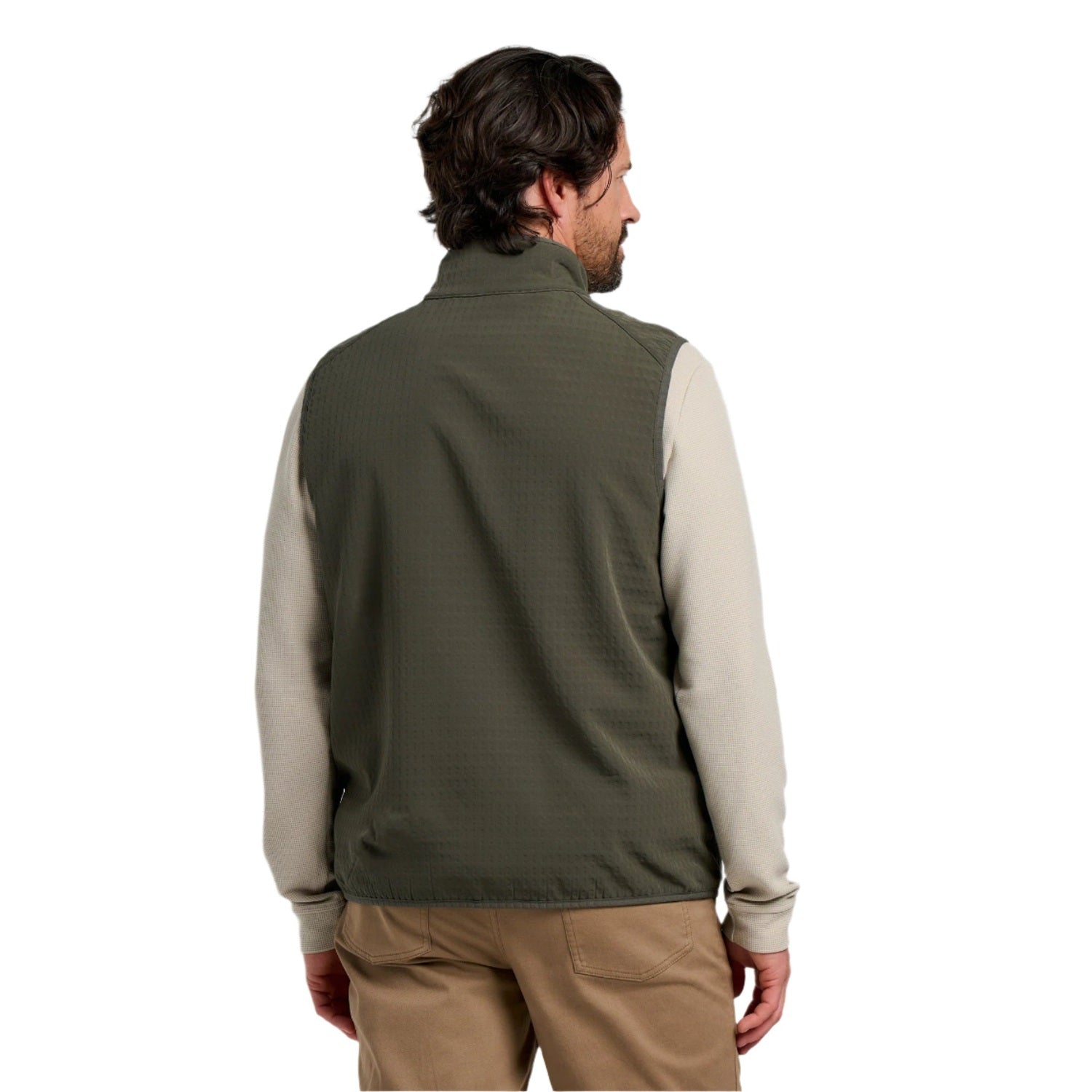 Free Fly Apparel 01. MENS APPAREL - MENS VEST - MENS VEST FLEECE Men's Gridback Fleece Vest DARK FOREST