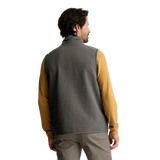 Free Fly Apparel 01. MENS APPAREL - MENS VEST - MENS VEST FLEECE Men's Gridback Fleece Vest DARK OLIVE