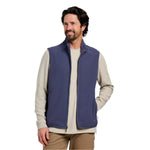 Free Fly Apparel 01. MENS APPAREL - MENS VEST - MENS VEST FLEECE Men's Gridback Fleece Vest STORM CLOUD