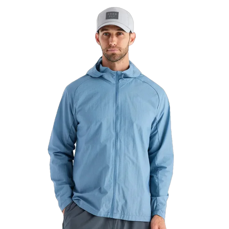 Free Fly Apparel 01. MENS APPAREL - MENS JACKETS - MENS JACKETS WIND Men's Headwind Jacket BLUE FOG