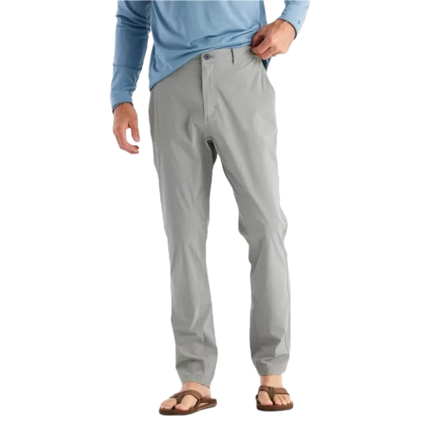 Free Fly Apparel 01. MENS APPAREL - MENS PANTS - MENS PANTS ACTIVE Men's Latitude Pants CEMENT