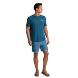 Free Fly Apparel 01. MENS APPAREL - MENS SHORTS - MENS SHORTS ACTIVE Men's Reverb Short PACIFIC BLUE