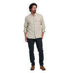 Free Fly Apparel 01. MENS APPAREL - MENS LS SHIRTS - MENS LS BUTTON UP Men's Seawool Flannel Shirt SANDSTONE