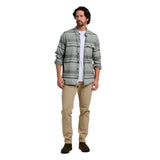 Free Fly Apparel 01. MENS APPAREL - MENS LS SHIRTS - MENS LS BUTTON UP Men's Seawool Flannel Shirt SAGEBRUSH STRIPE